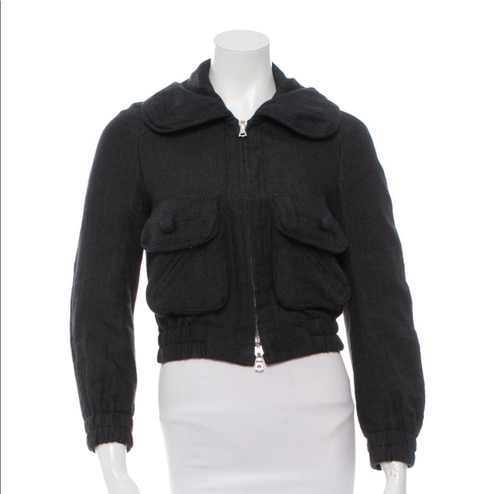 Marc Jacobs cropped linen jacket